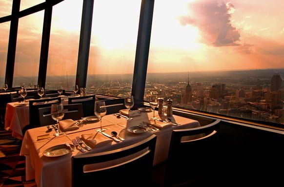 Tower Of The Americas Dining Room Texas