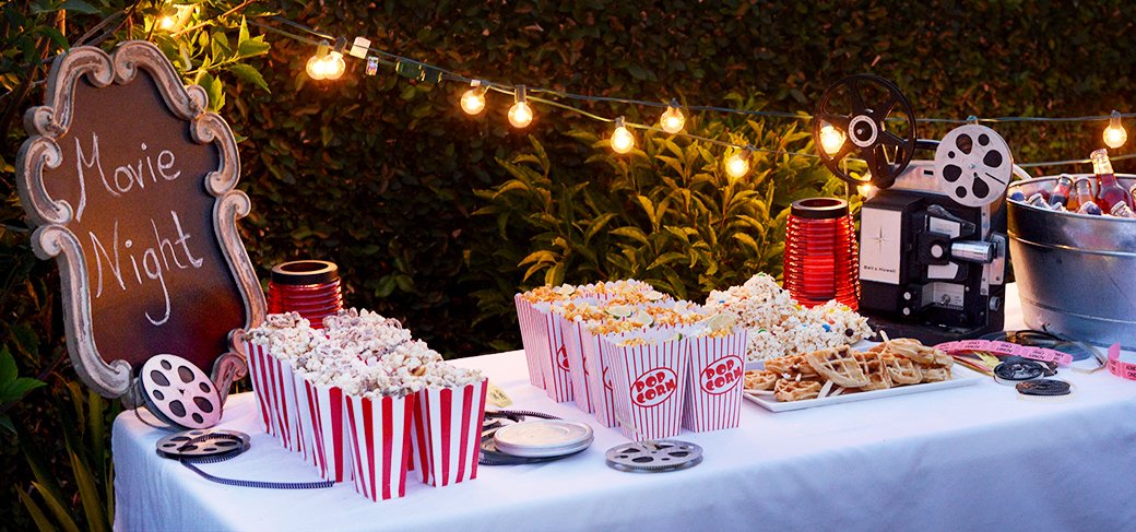 How to Throw a Backyard Movie Date Night