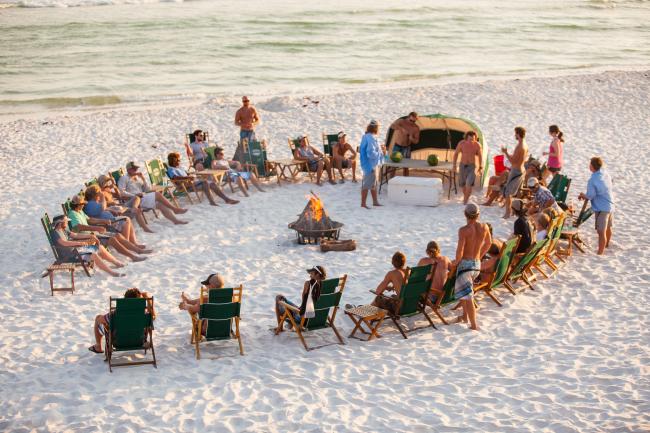 beach bonfire date