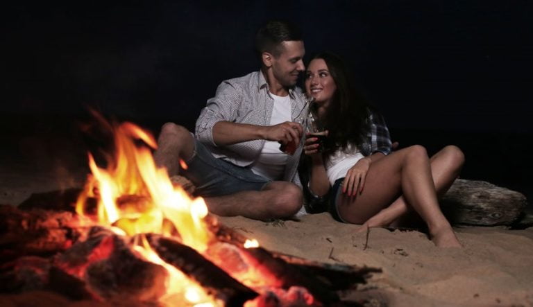 Ignite a Beach Bonfire for Date Night Sparks