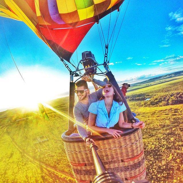 Hot Air Balloon for a Date Night High