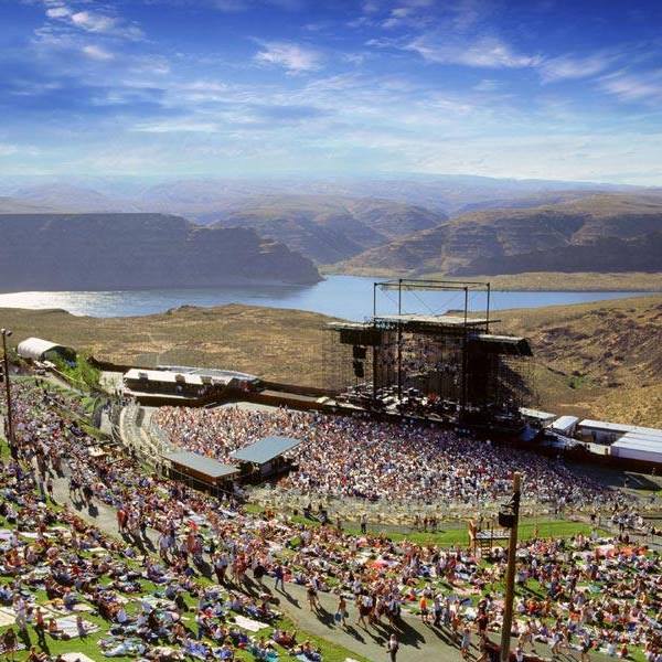 outdoor concert venues